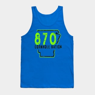 870 Lime and Black Tank Top